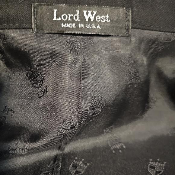 Lord West NY Black Double Breasted Tuxedo Ensemble Size 44L Made In The USA - Picture 15 of 16